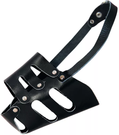 Намордник кожаный цельнокройный №3, 150*70*130мм