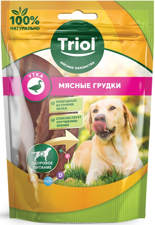 Мясные Грудки из утки для собак, 70г