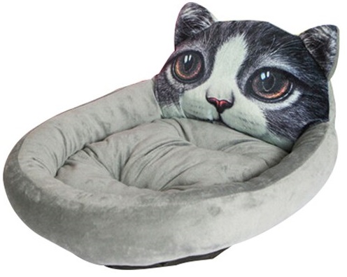 Лежанка д/кошек "Мордочка" 35*45см