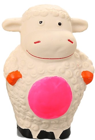 Игрушка для собак "Овечка" 11,5см, латекс