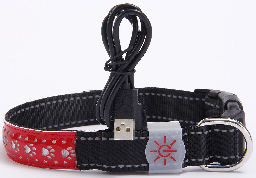 Ошейник светящийся для собак
