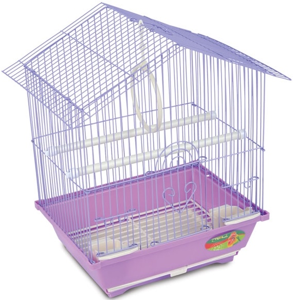 Клетка 2101Z для птиц, цинк, 300*230*390мм