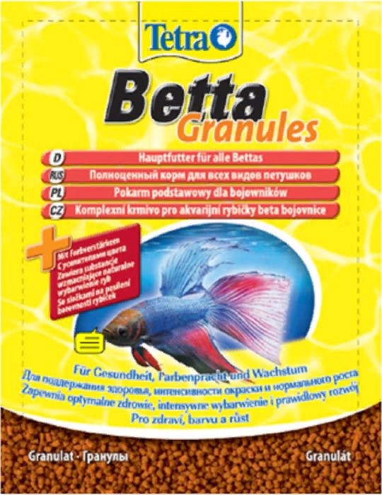 TetraBetta Granules корм для петушков в гранулах 5г (пакет)