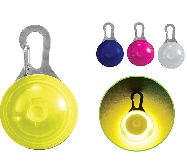 Светодиодный брелок пластиковый 55x35мм