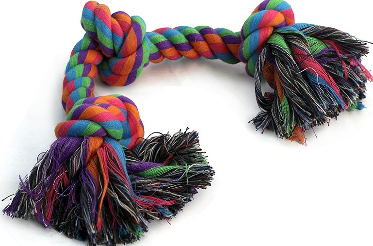 Игрушка для собак, веревка, 3 узла, 360мм