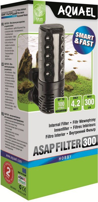 Фильтр внутренний AQUAEL ASAP 300, до 100л