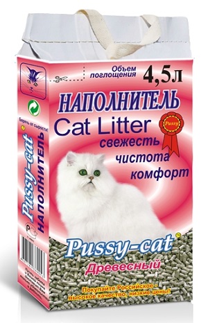 Наполнитель ПУСИ КЭТ древесный 4,5л