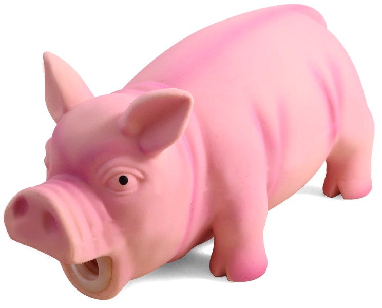 Игрушка для собак из латекса "Поросенок хрюкающий", 210мм, Triol