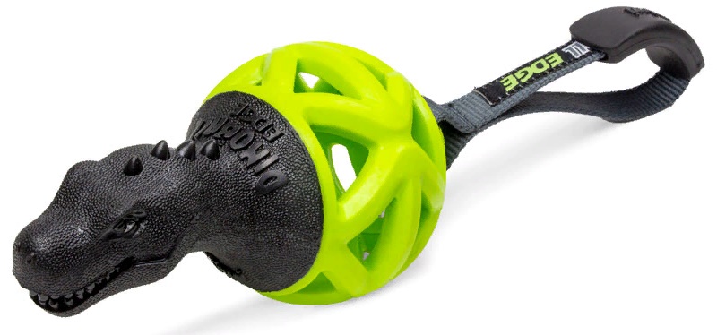 GiGwi Игрушка для собак Динобол Т-рекс Эдж 13см